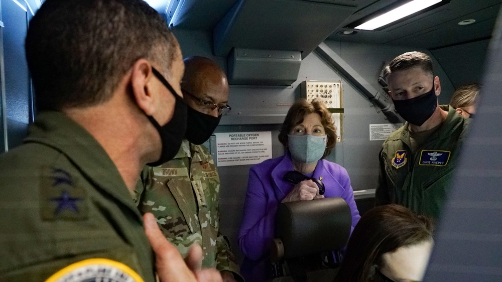 CSAF, US Congress members perform KC-46A operational survey sortie