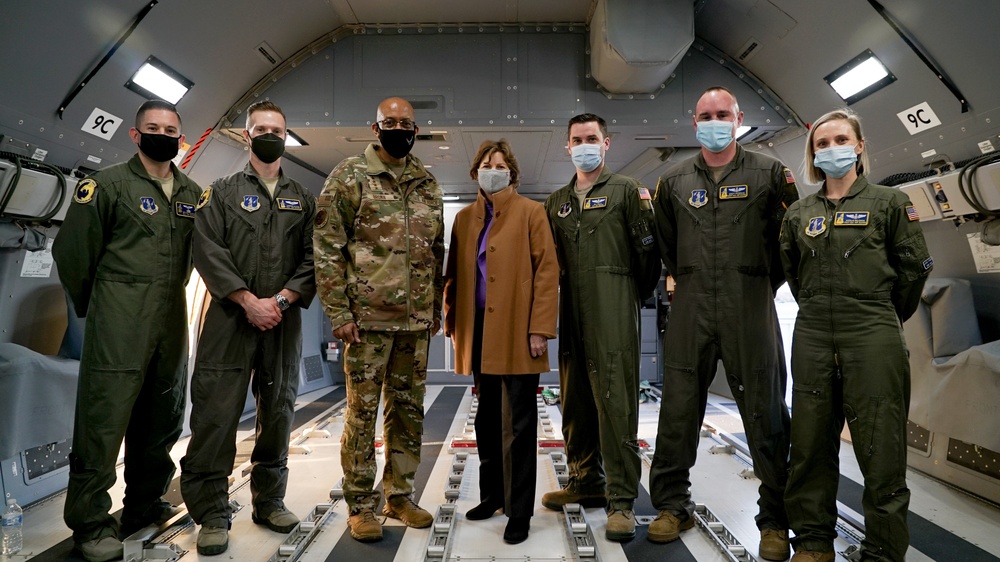 CSAF, US Congress members perform KC-46A operational survey sortie
