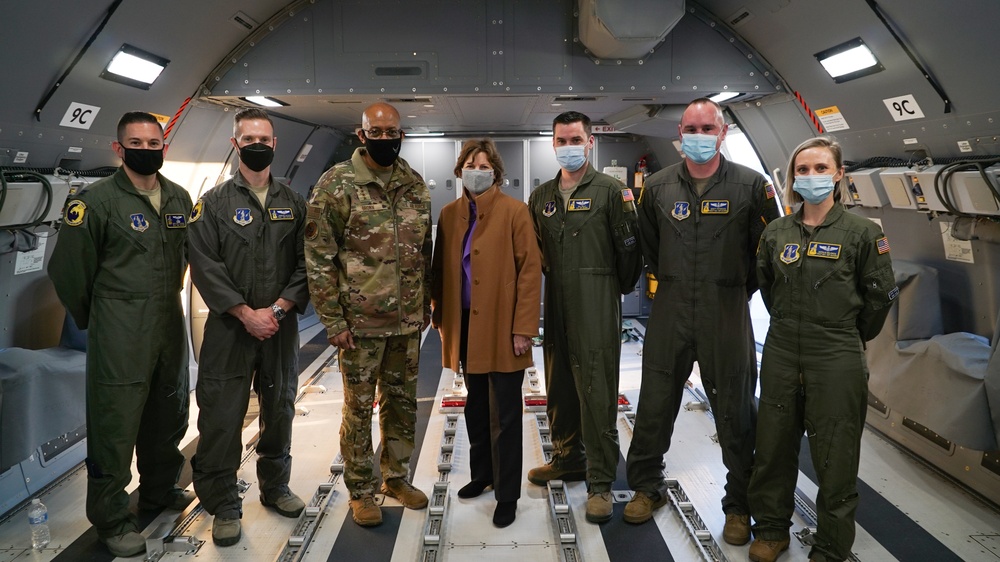 CSAF, US Congress members perform KC-46A operational survey sortie