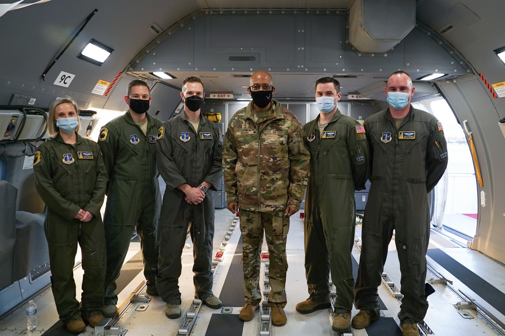 CSAF, US Congress members perform KC-46A operational survey sortie