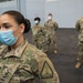 NY National Guard troops reenlistment ceremony at Javits NY Vaccination Site (24 February 2021)