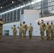 NY National Guard troops reenlistment ceremony at Javits NY Vaccination Site (24 February 2021)
