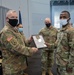 NY National Guard troops reenlistment ceremony at Javits NY Vaccination Site (24 February 2021)