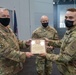 NY National Guard troops reenlistment ceremony at Javits NY Vaccination Site (24 February 2021)