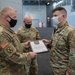 NY National Guard troops reenlistment ceremony at Javits NY Vaccination Site (24 February 2021)