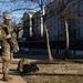 National Guard soldier stands watch at the U.S. Capitol