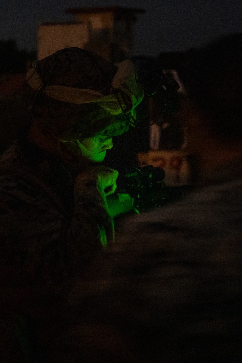 Hagåtña Fury 21: 3d LSB conducts night combat marksmanship range