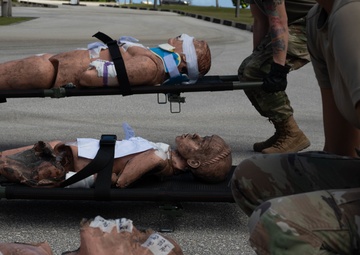 Joint mass casualty exercise conducted at Andersen AFB