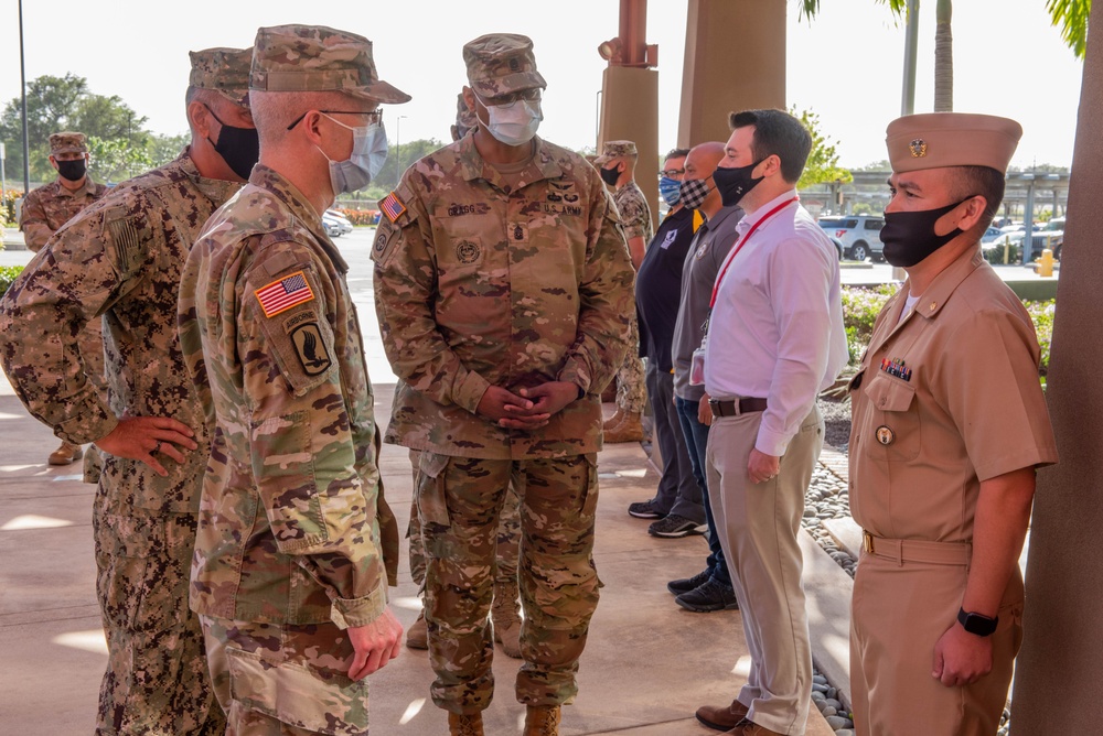 Defense Health Agency director tours DPAA facility highlighting unique relationship