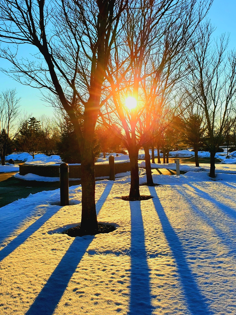 February Sunset at Fort McCoy