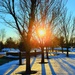 February Sunset at Fort McCoy