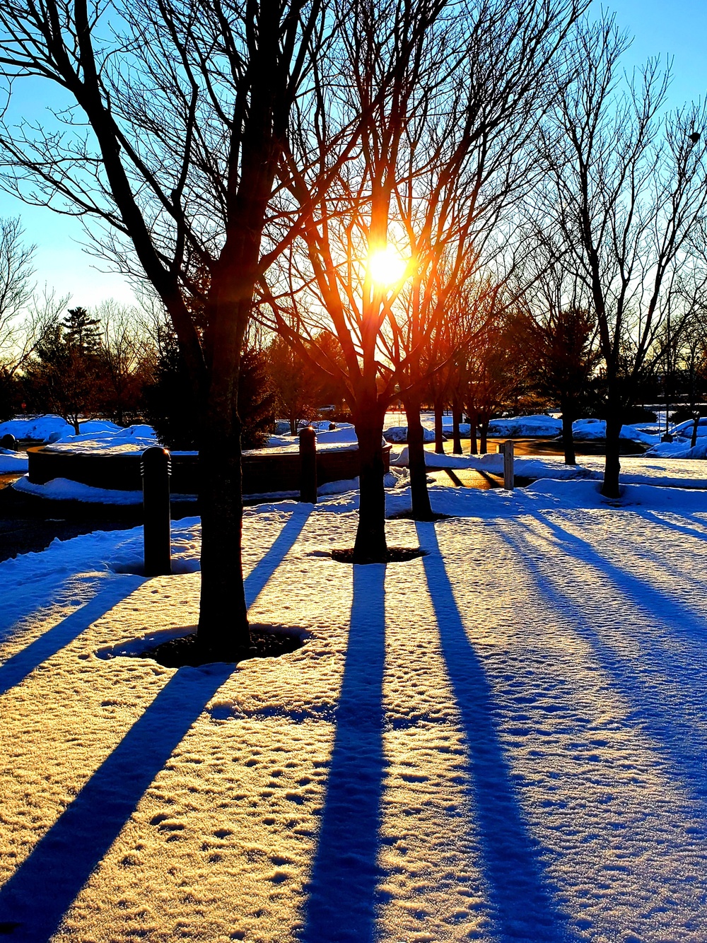 February Sunset at Fort McCoy