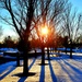 February Sunset at Fort McCoy