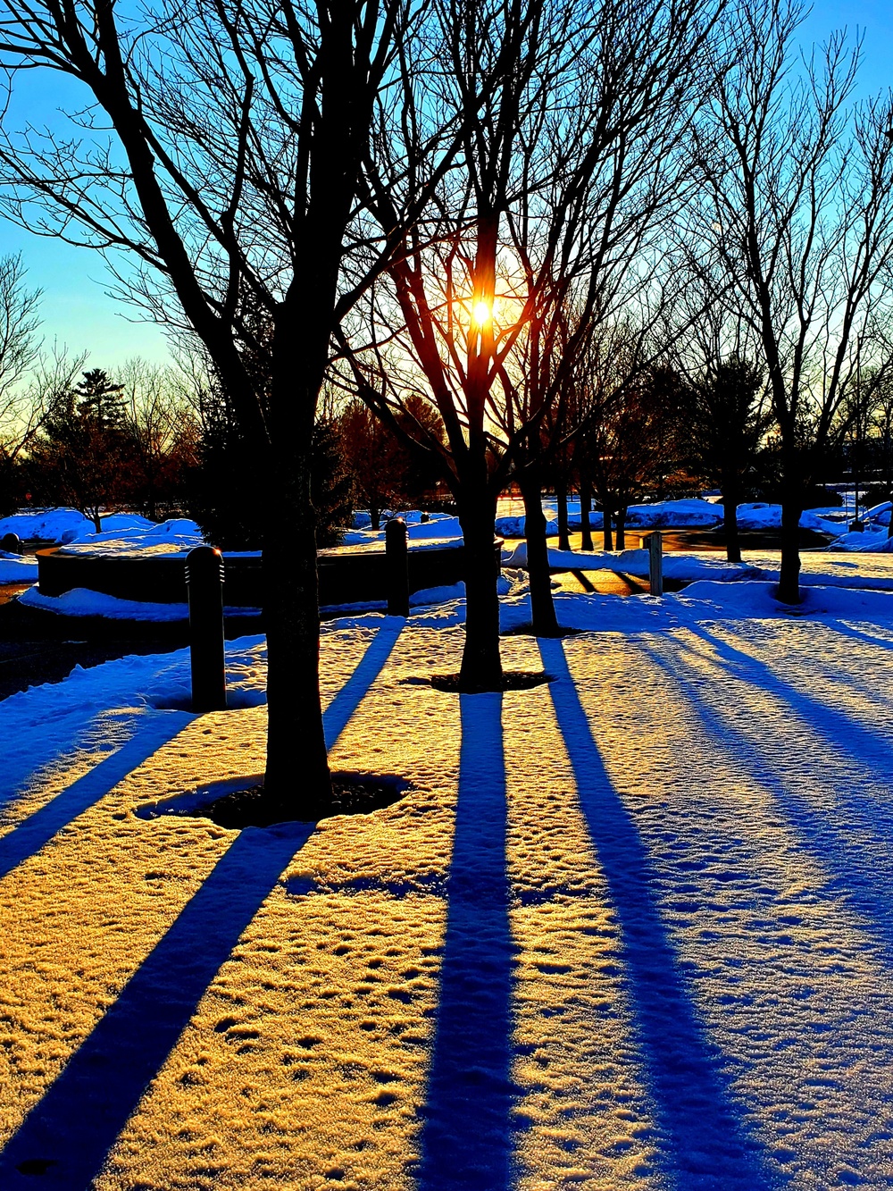 February Sunset at Fort McCoy