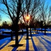 February Sunset at Fort McCoy
