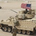 A U.S. Army Bradley, 1st Bn., 35th Armored Reg., participates in exercise, Al Tahreer 21