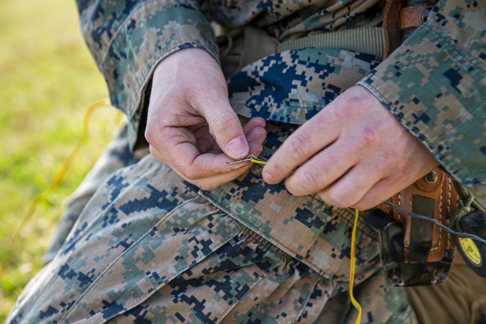 MCB Camp Butler EOD trains to extract lodged projectiles from an M777 Howitzer