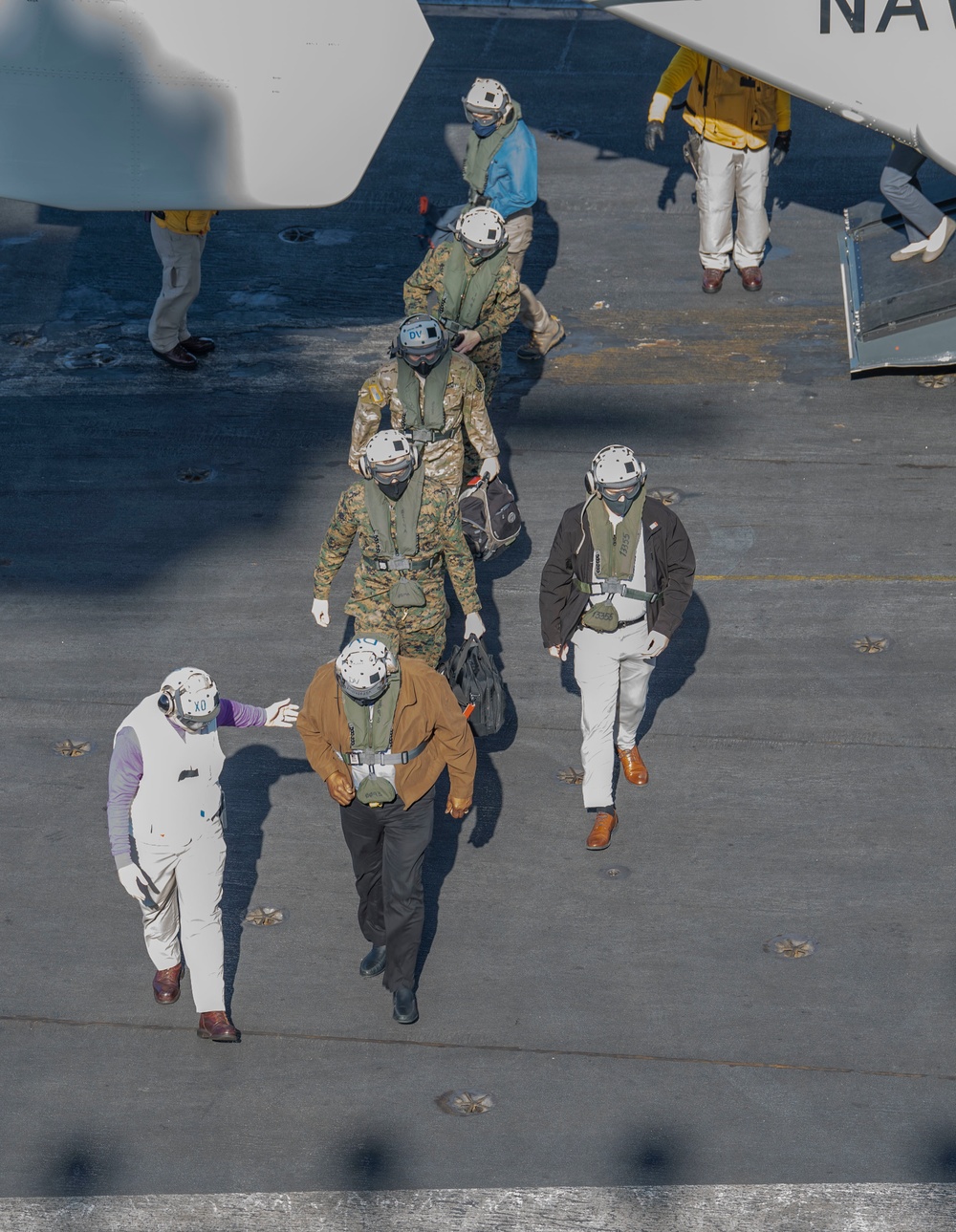 SECDEF Visits USS Nimitz