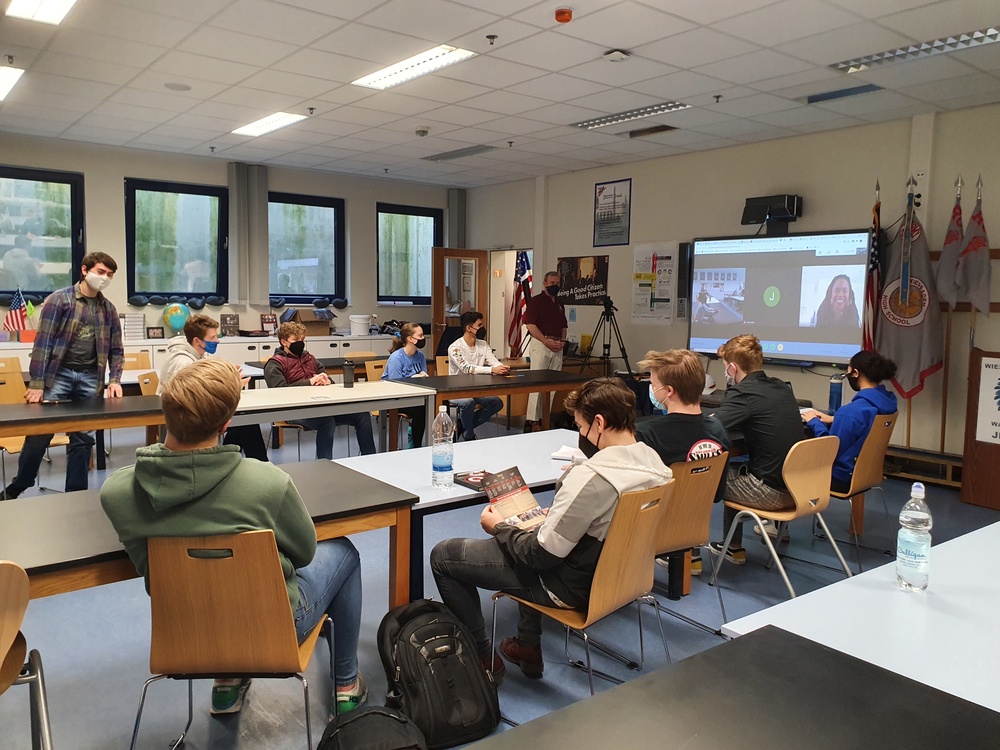 U.S. Army Corps of Engineers engages DODEA JROTC students in Germany for Engineers Week