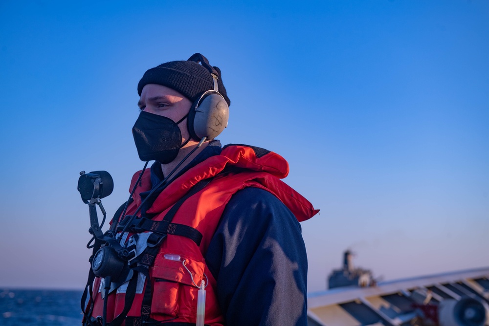 Monterey Conducts Replenishment-at-sea