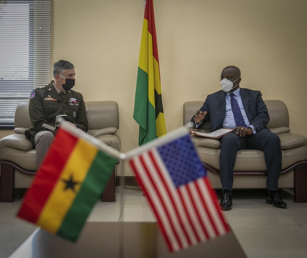 AFRICOM commander visit to Ghana highlights U.S. support for joint security cooperation