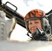 Weapons System Officer Steps to Her F-15E