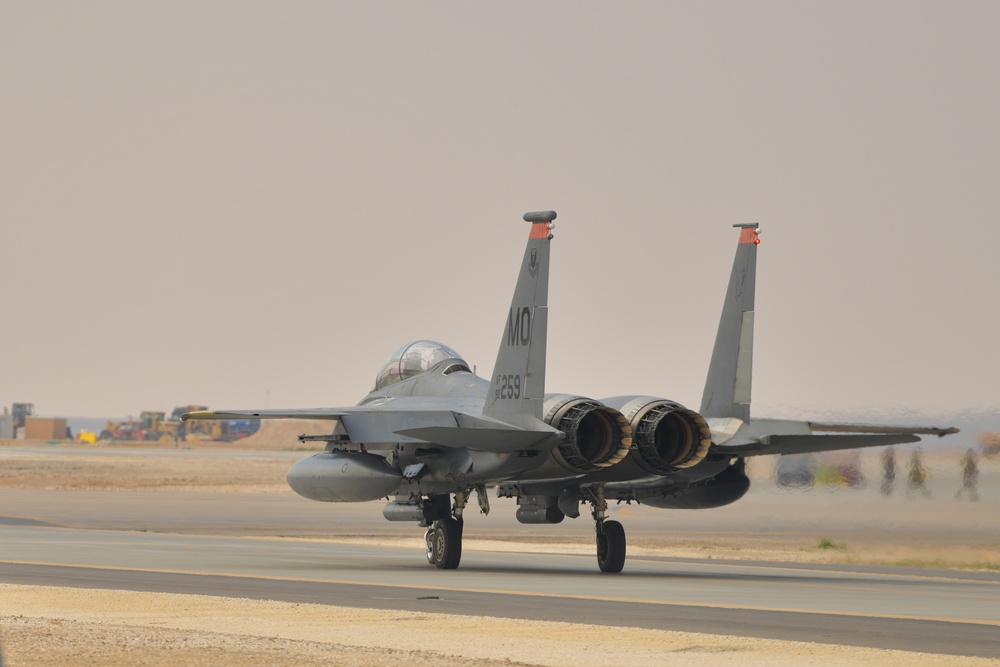 Weapons System Officer Steps to Her F-15E