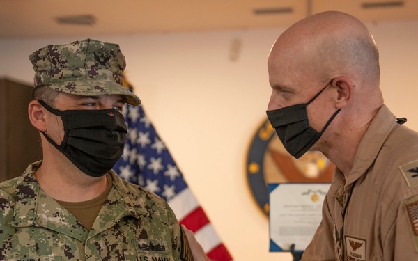 CLDJ Sailors Receive Honors During Ceremony