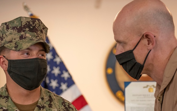 CLDJ Sailors Receive Honors During Ceremony