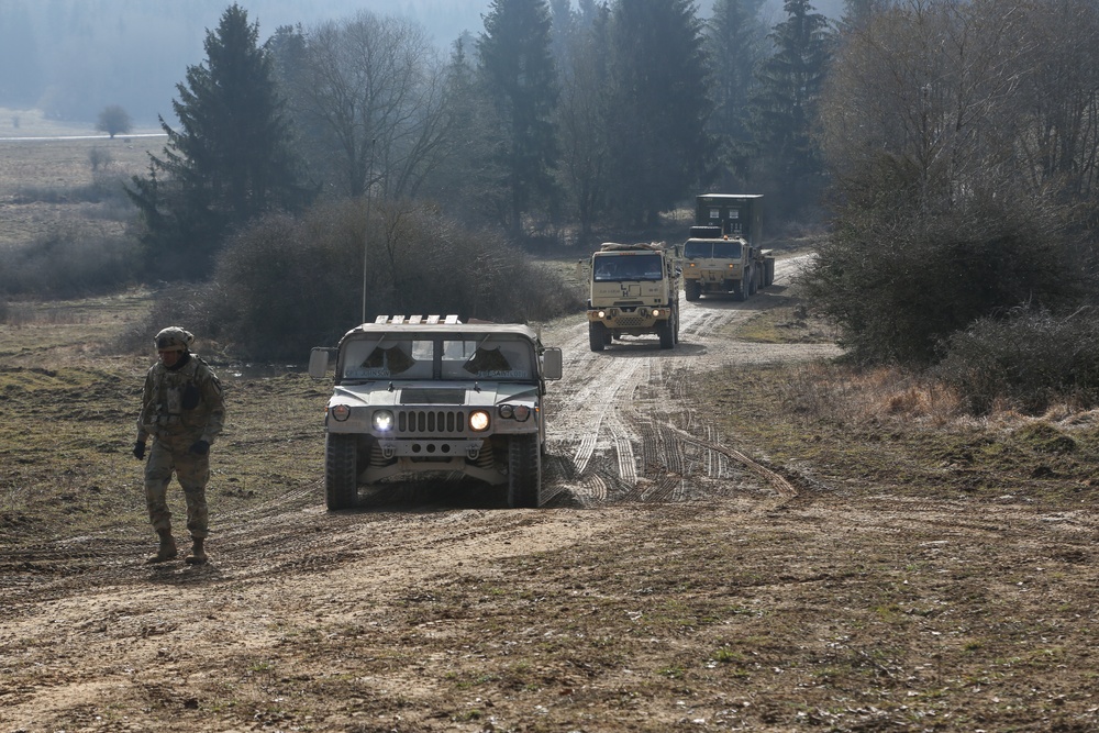 Occupying the Brigade Support Area