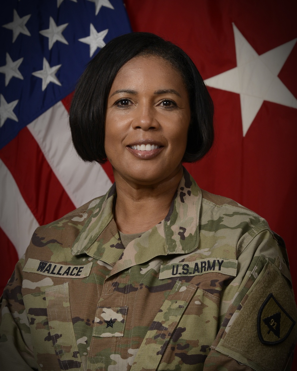Brig. Gen. Patricia R. Wallace command photo