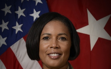 Brig. Gen. Patricia R. Wallace command photo