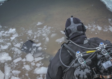 10th SFG(A) Divers Conduct Ice Dive Training