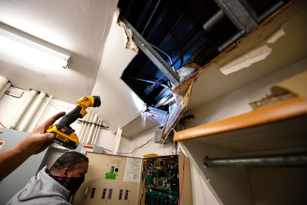 502CES attacks damages from winter weather