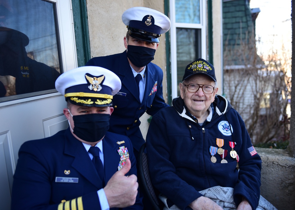 Coast Guard veteran celebrates 100th birthday