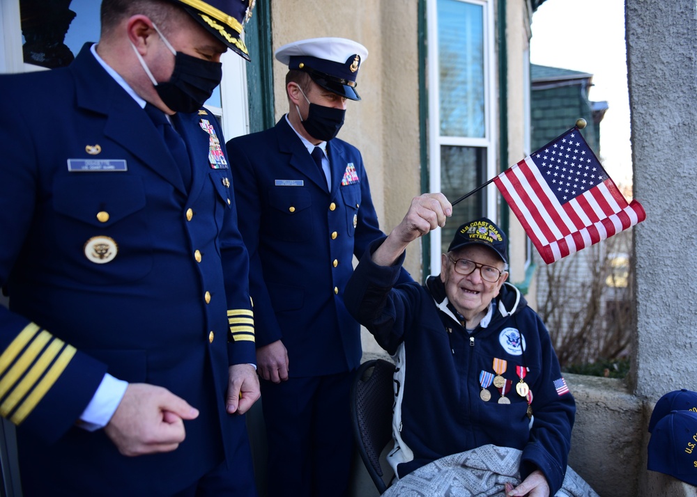 Coast Guard veteran celebrates 100th birthday