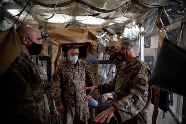 USAF Expeditionary Center command team visits Joint Base Charleston