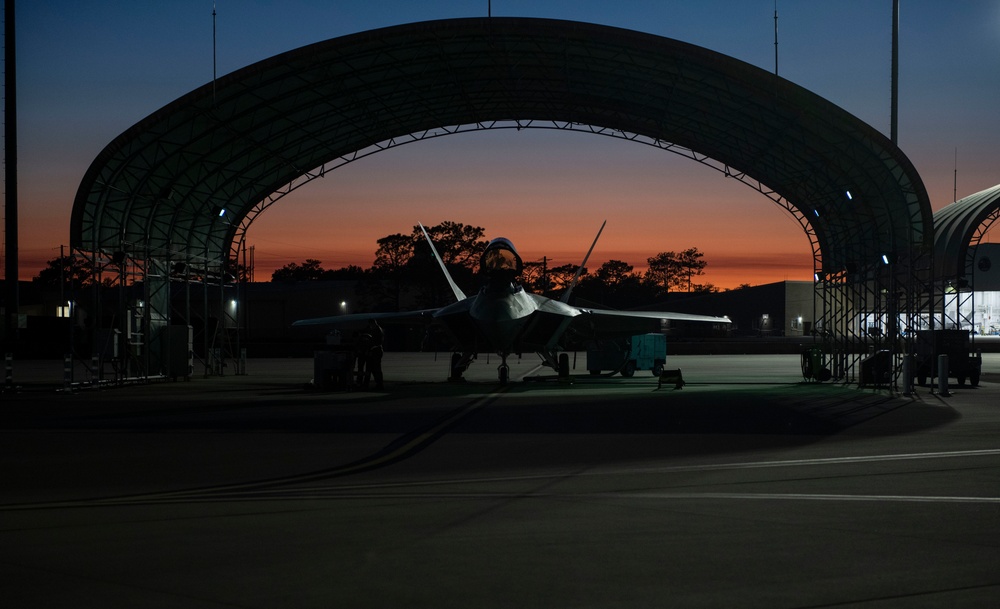 F-22 Night Ops