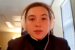 Chef Andres speaks to cadets at Zengerle lecture