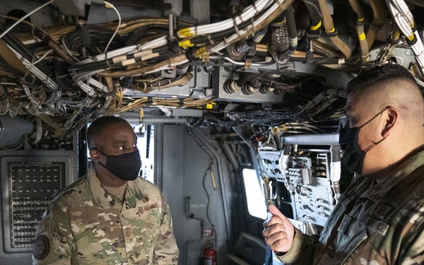 ANG Command Chief Williams visits 150th Special Operations Wing