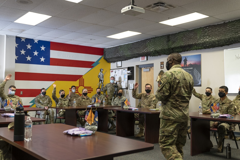 ANG Command Chief Williams visits 150th Special Operations Wing