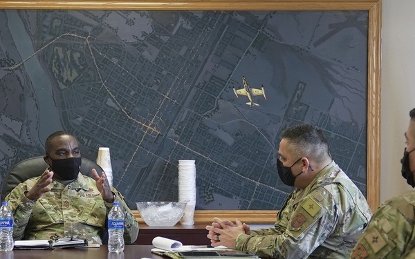 ANG Command Chief Williams visits 150th Special Operations Wing