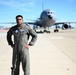 Travis AFB KC-10 Extender pilot on flight line