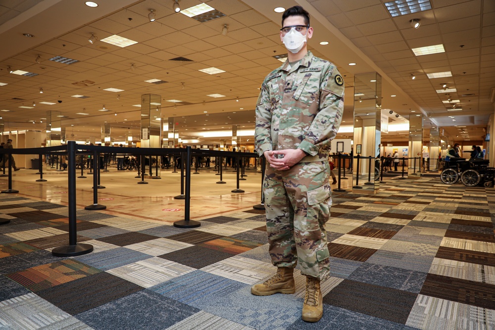 New Jersey Soldiers assist at COVID-19 Vaccine Mega-Site