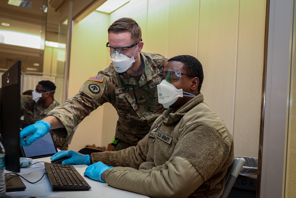 New Jersey Soldiers assist at COVID-19 Vaccine Mega-Site