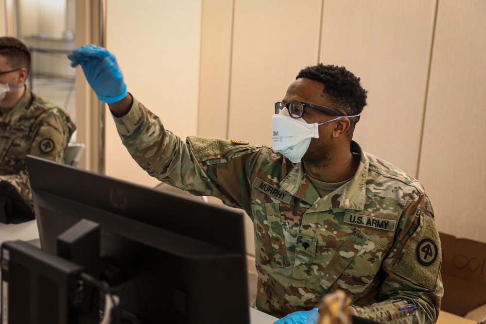 New Jersey Soldiers assist at COVID-19 Vaccine Mega-Site