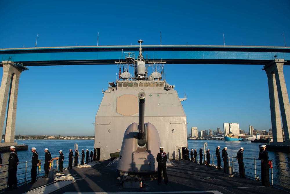 USS Princeton returns to San Diego