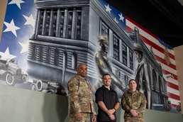 Sgt. Henry Johnson Mural Unveiling at Camp Smith, N.Y.