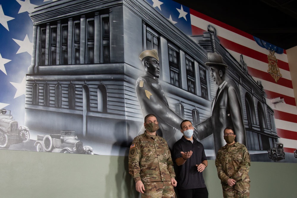 Sgt. Henry Johnson Mural Unveiling at Camp Smith, N.Y.