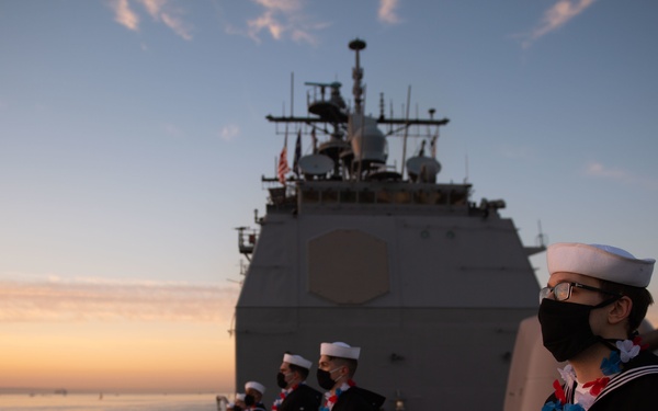 USS Princeton returns to San Diego